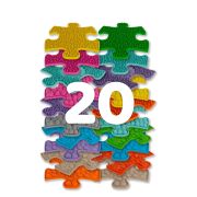 Set covorase ortopedice senzoriale puzzle mini puzzle muffik - okemfk-051