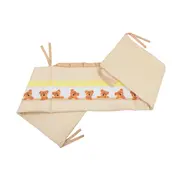 Lenjerie MyKids Teddy Buline Maro 4 Piese 140x70 - MYK00007140