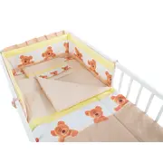 Lenjerie MyKids Teddy Buline Maro 4 Piese 140x70 - MYK00007140