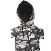 Salopeta impermeabila pentru copii Kidscare, cu protectie la vant si apa cu imprimeu Camuflaj - marime 110 SUPKCSI502_Camuflaj-110