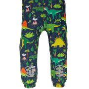 Salopeta impermeabila pentru copii Kidscare, cu protectie la vant si apa cu imprimeu Dinozauri - marime 116 SUPKCSI505_Dinozauri-116