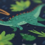 Salopeta impermeabila pentru copii Kidscare, cu protectie la vant si apa cu imprimeu Dinozauri - marime 122 SUPKCSI505_Dinozauri-122