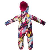 Salopeta impermeabila pentru copii Kidscare, cu protectie la vant si apa cu imprimeu Graffiti - marime 104 SUPKCSI501_Graffiti-104