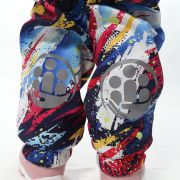 Salopeta impermeabila pentru copii Kidscare, cu protectie la vant si apa cu imprimeu Graffiti - marime 86 SUPKCSI501_Graffiti-86