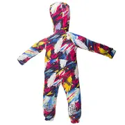 Salopeta impermeabila pentru copii Kidscare, cu protectie la vant si apa cu imprimeu Graffiti - marime 98 SUPKCSI501_Graffiti-98