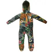 Salopeta impermeabila pentru copii Kidscare, cu protectie la vant si apa cu imprimeu Jungla - marime 92 SUPKCSI509_Jungla-92