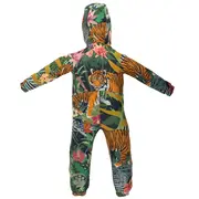 Salopeta impermeabila pentru copii Kidscare, cu protectie la vant si apa cu imprimeu Jungla - marime 92 SUPKCSI509_Jungla-92