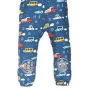 Salopeta impermeabila pentru copii Kidscare, cu protectie la vant si apa cu imprimeu Masini - marime 110 SUPKCSI508_Masini-110