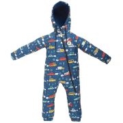 Salopeta impermeabila pentru copii Kidscare, cu protectie la vant si apa cu imprimeu Masini - marime 98 SUPKCSI508_Masini-98