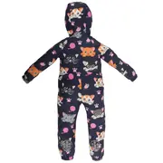 Salopeta impermeabila pentru copii Kidscare, cu protectie la vant si apa cu imprimeu Pisicute - marime 92 SUPKCSI503_Pisicute-92