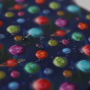 Salopeta impermeabila pentru copii Kidscare, cu protectie la vant si apa cu imprimeu Planete - marime 110 SUPKCSI506_Planete-110