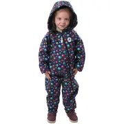 Salopeta impermeabila pentru copii Kidscare, cu protectie la vant si apa cu imprimeu Planete - marime 116 SUPKCSI506_Planete-116