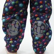 Salopeta impermeabila pentru copii Kidscare, cu protectie la vant si apa cu imprimeu Planete - marime 86 SUPKCSI506_Planete-86