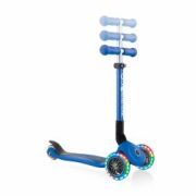 Trotineta Globber Junior pliabila cu lumini culoare albastra FUNK437-100