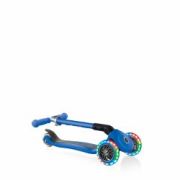 Trotineta Globber Junior pliabila cu lumini culoare albastra FUNK437-100