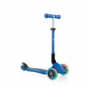 Trotineta Globber Junior pliabila cu lumini culoare albastra FUNK437-100
