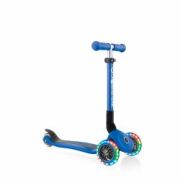Trotineta Globber Junior pliabila cu lumini culoare albastra FUNK437-100