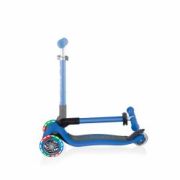 Trotineta Globber Junior pliabila cu lumini culoare albastra FUNK437-100