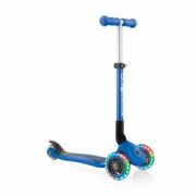Trotineta Globber Junior pliabila cu lumini culoare albastra FUNK437-100