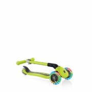 Trotineta Globber Junior pliabila cu lumini culoare verde FUNK437-106