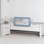 Bariera protectie anticadere pat copii, lungime 100 cm, albastru-gri, Reer Sleep'n Keep 45101