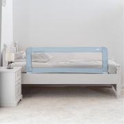 Bariera protectie anticadere pat copii, lungime 150 cm, albastru-gri, Reer Sleep'n Keep XL 45111