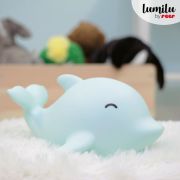 Lampa de veghe cu LED, cu oprire cronometrata, forma delfin, albastra, Lumilu Sea Life Dolphin, Reer 52293