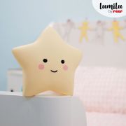 Lampa de veghe cu LED, cu oprire cronometrata, forma stea, galbena, Lumilu Sweet Dreams Star, Reer 52265
