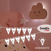 Lampa de veghe de perete, cu led, lumina reglabila si oprire cronometrata, forma nor, Lumilu Silhouette Cloud, Reer 52167