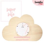 Lampa de veghe de perete, cu led, lumina reglabila si oprire cronometrata, forma nor, Lumilu Silhouette Cloud, Reer 52167