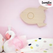 Lampa de veghe de perete, cu led, lumina reglabila si oprire cronometrata, forma racheta, Lumilu Silhouette Rocket, Reer 52157