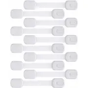 Set 10 Sisteme de siguranta multifunctionale reglabile 19 cm Bambinice BN045 BBJBN045_Alb