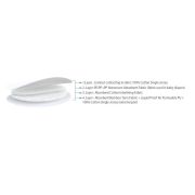 Set 3 perechi protectii san refolosibile din bumbac SeviBebe BBKSEV_60