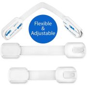 Sistem de siguranta multifunctional reglabil 19 cm, 1 buc Bambinice BN043 BBJBN043_Alb