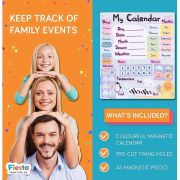 Calendarul meu magnetic, 31 x 35 cm, 40 cm Fiesta Crafts FCT-2634 BBJFCT-2634_Initiala