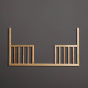 Latura Deschisa Daybed Pentru Patut Noble Vintage 120 X 60 Cm Pjbdbnv