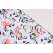 Lenjerie 3 piese patut 120x60 cm model caprioare si plus crem PFCPF7647