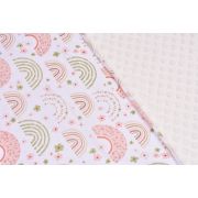 Lenjerie 3 piese patut 120x60 cm model curcubee florale si plus crem PFCPF2146