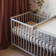 Masa De Infasat Din Lemn, Atasabila La Patut Bebe 120x60 Si 140x70 Cm, Gri, 86 X 51 X 7 Cm Pjbctc_gri