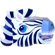 Masca 3D Zebra Fiesta Crafts FCT-3053 BBJFCT-3053_Initiala