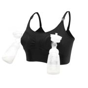 Sutien 2 in1 - alaptare si sustinere pompa san (negru)