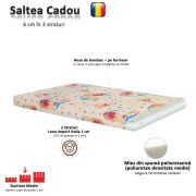 Pat De Copii Creativ Eroi In Pijama 2-8 Ani, Cu Saltea Inclusa In Pret - ASC-mok-pjm-70