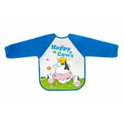 Bocioland - Baveta impermeabila, Cu maneci lungi, Happy Cows BYNBOC0562