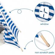 Cort copii Teepee 120x120x155 cm Tutumi MP77603 BBJMP77603_Albastru Inchis