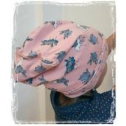 Caciula Bunny Pink, cu bordura, in strat dublu, 48-50 cm KDECDB35BUNP