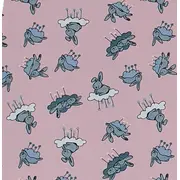 Sac de dormit copii Bunny Pink, 60 cm, 0.8 tog - Primavara KDEJ6008BUNP