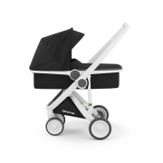 Carucior 2 In 1, Greentom, 100% Ecologic, White Black KRTABCDWHITEBLACK