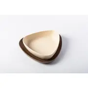 Set 2 farfurii, eKoala, BIOplastic, White/Brown KRTEK146
