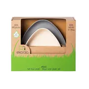 Set 2 farfurii, eKoala, BIOplastic, White/Grey KRTEK145