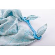 Set Swaddle si suport de prindere baveta, eKoala, Blue KRTEK202